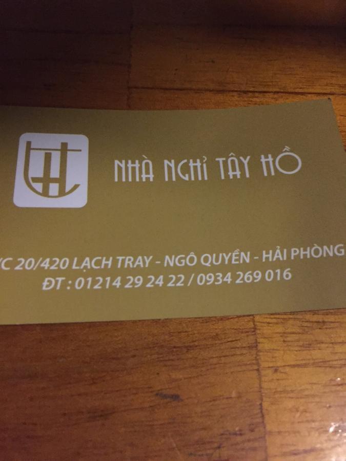 Motel Tay Ho Χάι Φονγκ Εξωτερικό φωτογραφία